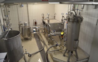 Filtration mit Schichten- und Kerzenfilter