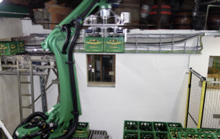 Palettierroboter mit Vollgut